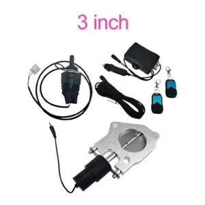 3'' Electric Exhaust Valve Kit with Manual and Remote Control Stainless Steel - Picture 1 of 15
