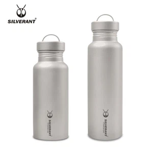 Botellas de té de café de titanio puro frascos portátiles al aire libre camping viajes - Imagen 1 de 14