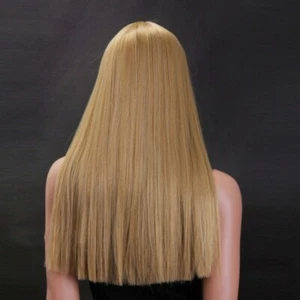 Damen Perücke LOUTOFF Lang Langharrperück Blond GOLD Glatt Harre WIG ZL373-LG26 - Bild 1 von 4