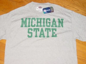 MSU MICHIGAN STATE University SPARTANS T-Shirt NEU ETIKETT Gr... MEDIUM - Bild 1 von 8