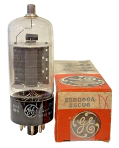 25BQ6GA / 25CU6 G.E. Vacuum Tube - NOS/NIB - Tested GOOD on Hickok 539B - Picture 1 of 1