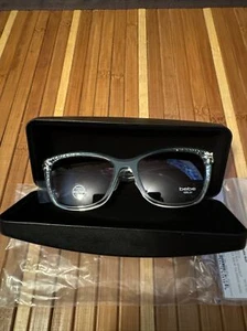 Bebe Squared Katzenauge Swarovski Sonnenbrille kristallblaugrün/farbverlauf/grau 424 - Bild 1 von 10