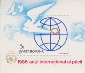 Jahr des Friedens Rumänien  postfrisch 6126 - Picture 1 of 1