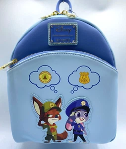 Neu mit Etikett! Loungefly Disney Zootopia Young Nick and Judy Mini Rucksack EXKLUSIV - Bild 1 von 20