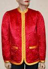 YSL YVES SAINT LAURENT rive gauche Chinoise red silk embroidered jacket sz 36