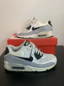 Size 7.5 Nike Air Max 90 White Grey Women’s, K2 - Picture 1 of 7