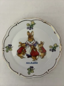 Plato pequeño Mrs. Rabbit Beatrix Potter 2002 - Imagen 1 de 7