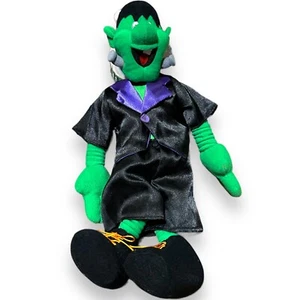 Vibrador colgante resorte movimiento sonidos Gund Frankenstein vintage Halloween - Imagen 1 de 9