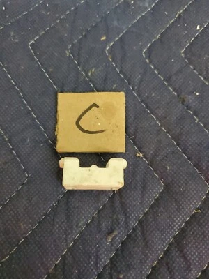 ceramic insulator ONLY GE for  DRYER HEATING ELEMENT part  WE11M23. - Image 1 of 4