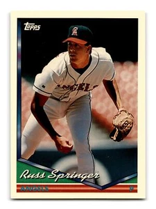Russ Springer 1994 Topps #113 California Angels Mint to Gem - Picture 1 of 2