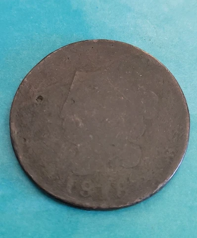 Low Grade 1818 Coronet Head US Large Cent Cover