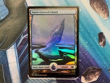 MTG  Snow-Covered Island Full Art Foil Modern Horizons 251/254