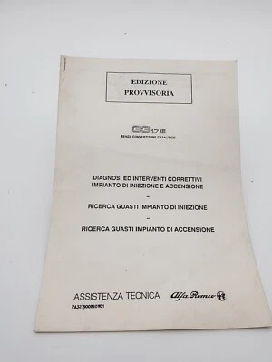 Manuale officina Alfa Romeo Alfa 33 1.7 ie non cat diagnosi interventi iniezione - Immagine 1 di 4
