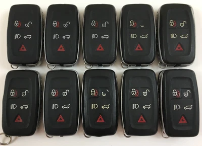 LOTE DE 10 ORIGINALES LAND ROVER RANGE ROVER 10-15 OEM LLAVE INTELIGENTE MENOS CONTROL REMOTO DE ENTRADA Foto 1 de 4