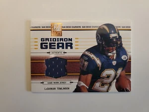 2004 Donruss Elite Gridiron Gear Bronze /250 LaDainian Tomlinson #GG-15 HOF - Picture 1 of 4