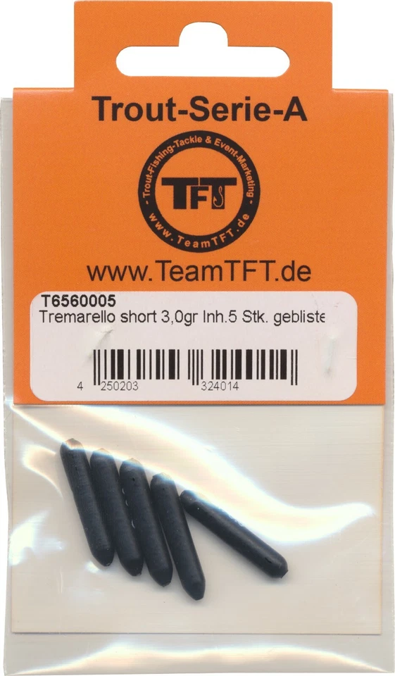 TFT FTM Tremarella Blei Short versch. Gewichte 2g 3g 4g 5g 6g Fishing Tackle Max - Bild 1 von 1