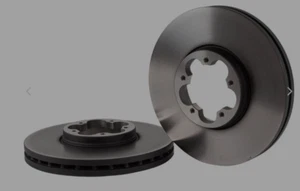 TRANSIT CUSTOM FRONT BRAKE DISCS 320 TO 430 SERIES 308MM X2 2110014 - Picture 1 of 4
