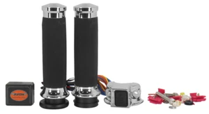 Avon Grips CC-85-CH-FLY-HT Contour Heated Chrome For Harley Fly By Wire 42046 - Bild 1 von 1