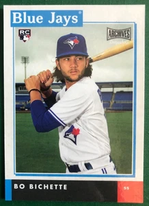 2020 Topps Archives Snapshots Bo Bichette Rookie RC #AS-BB Blue Jays - Picture 1 of 2