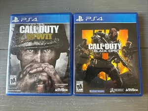 Lotto Call Of Duty PS4 Playstation 4: Black Ops 4 e seconda guerra mondiale - Foto 1 di 8