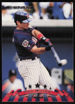 1998 Donruss  #1 Paul Molitor - Image 1 of 2
