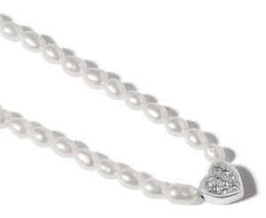 BRIGHTON Meridian Zenith Heart Pearl Necklace Style JM7292 MSRP: $88 NWT - Picture 1 of 4