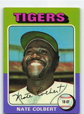 1975 Topps #599 Nate Colbert - Detroit Tigers **Set Break** - Image 1 of 2