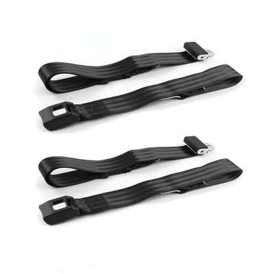 Kit de cinturón de seguridad Ford 1957 - 1959 estándar 2pt negro con canastilla de regazo - 2 cinturones SafTboy   Foto 1 de 4