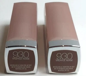 2 x MAYBELLINE ColorSensational LIPSTICK ~ TRUFFLE TEASE #930 ~ RARE~ - Picture 1 of 1