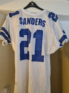 Vintage Dallas Cowboys Deion Sanders NFL Jersey. 90s. American Football. Wilson - Picture 1 of 7