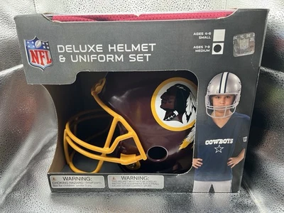 华盛顿红皮队 NFL 富兰克林头盔和球衣套装 罕见 HTF 全新 收藏品 — 第 1/4 张图片