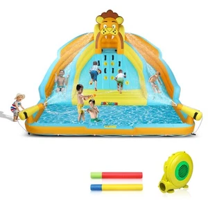 Water Slide Bounce House Water Slide Bounce House with Blower, 2 Water Blasters, - Picture 1 of 8