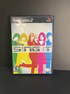 Disney Sing It (Sony PlayStation 2, PS2, 2008) Video Game with Case & Manual - Picture 1 of 4