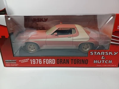 GREENLIGHTHOLLYWOOD,1976 年福特 Gran Torino、Starsky & Hutch,风化版本 — 第 1/4 张图片