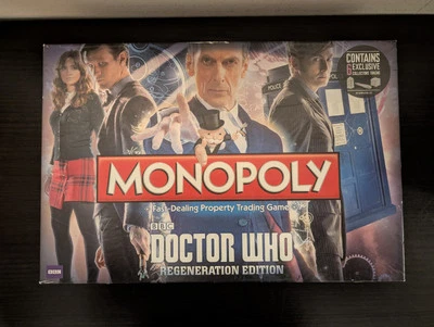 Monopoly Doctor Who Regeneration Edition With Exclusive Tokens + Top Trump Card - Image 1 of 4