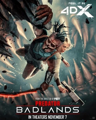 Predator Badlands 2025 Official Exclusive 4DX Mini Poster 13x19 Cinema Merch - Bild 1 von 2
