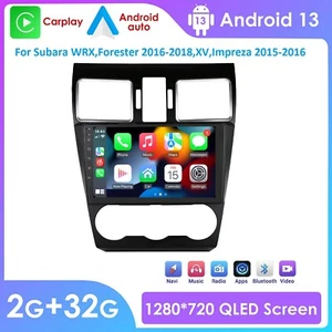 For Subaru Forester/XV/WRX 2016-2018 9" Android 13 GPS Stereo Radio WiFi Carplay - Picture 1 of 22