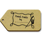 'Hand Made By' Gift / Luggage Tags (Pack of 10) (TG004641)