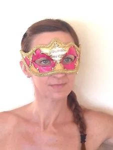 VENEZIANISCHE MASKENBALLMASKE KARNEVAL SILVESTER - Bild 1 von 3