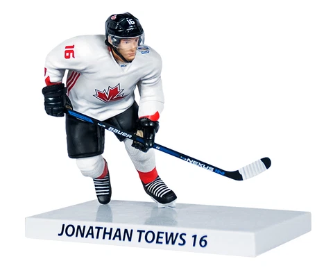 Team Canada Jonathan Toews 16 WCH Collectible 6" Figure Premium Sports NEW Cover