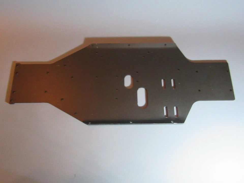 A614 T2M Chassisplatte Schwarz Aus Aluminium 1:8 L 40,3 Cm Modellbau - Bild 1 von 4