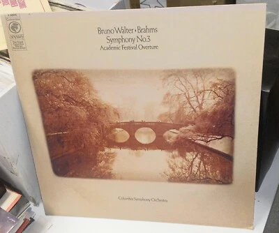 Bruno Walter Brahms Symphony no. 3  Symphony Columbia LP RECORD Odyssey 32225 x - Image 1 of 2