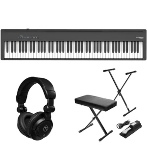 Roland FP-30X 88 Keys SuperNATURAL Portable Digital Piano, Black Bundle with TAP - Picture 1 of 9