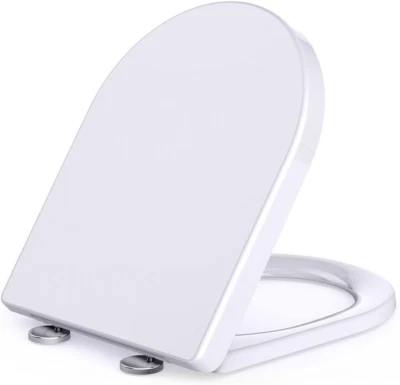 WC Sitz Toiletten Deckel Absenkautomatik Klodeckel Klobrille Close D-Form DE