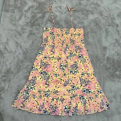 Lilly Pulitzer Girls XL Misha Fruit Floral Sundress Smocked Bodice Summer Dress - Image 1 of 4