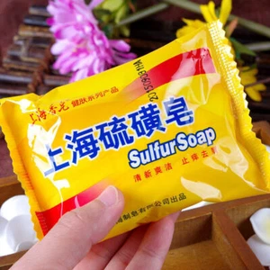 Sulfur Soap - Made in Shanghai, China 上海硫磺皂 5 X 85g - Bild 1 von 9