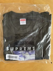 Supreme Time Tee Black Large SS20 100% Authentic - Picture 1 of 3