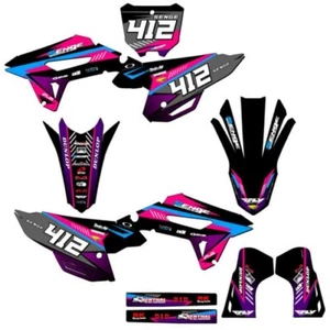 2022-2023 CRF 250 R SURGE Pink Senge Graphics Kit Compatible with Honda - Picture 1 of 10
