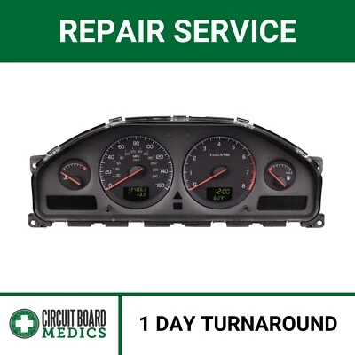 SERVICIO DE REPARACIÓN para cuadro de instrumentos Volvo S60 2002 2003 reparación DIM Foto 1 de 4