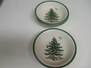 Spode Christmas Tree OATMEAL Bowls 6" New Set of 6 - Picture 1 of 3